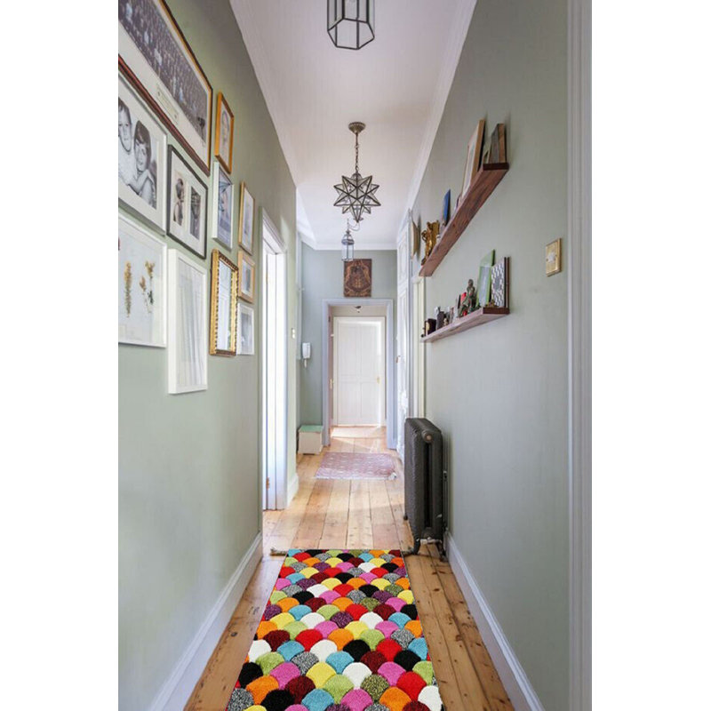 Leonanie Geometric Indoor / Outdoor Area Rug, Rectangle 60 x 110cm
