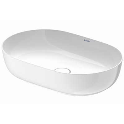 Luv Ceramic Oval Vessel Bathroom Sink