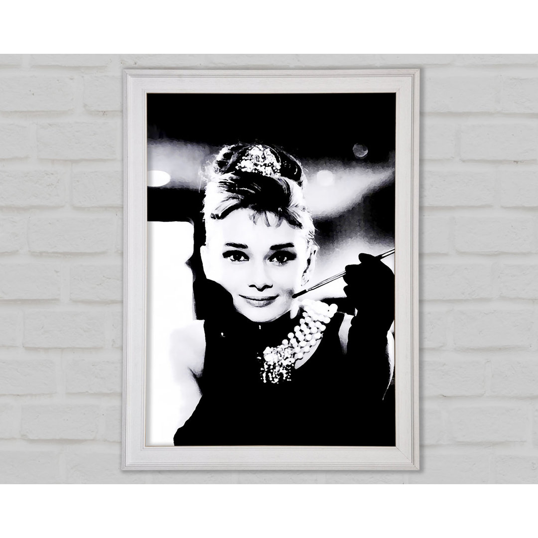 Audrey Hepburn Frühstück bei Tiffanys - Einzelne Bilderrahmen Kunstdrucke