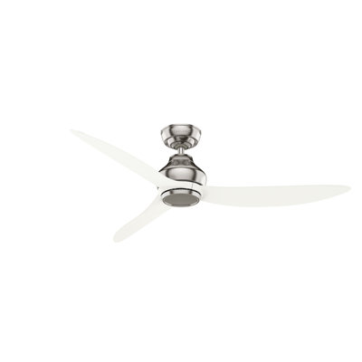 Casablanca 52 inch Eyla ENERGY STAR® Damp Rated Ceiling Fan and Wall Control and Handheld Remote