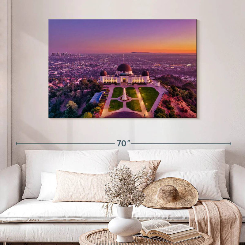 Sireci Griffith Observatory, 32" H x 48" W