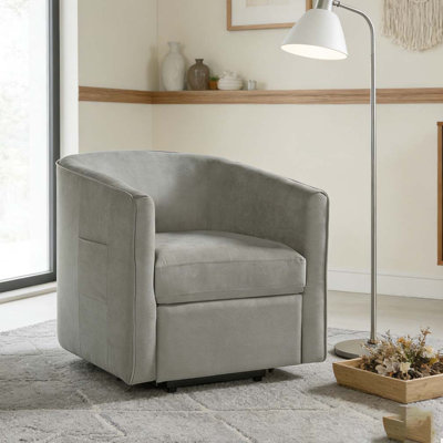 Power Lift Recliner Barrel Shape Recliner Chair