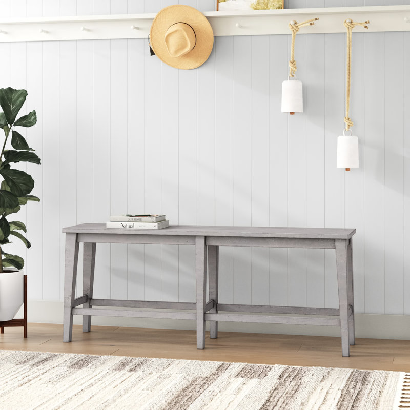 Banc en bois Boden, gris