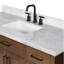 Meuble-lavabo simple en bois massif 54 po avec lavabo en marbre Carrara de 1,5 po Thornaby-1419856127-1425286211