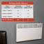 Adam Electric Radiator Space Heater with Adjustable Thermostat-94833534-94833535
