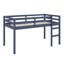 Lit mezzanine en bois avec échelle-750741430