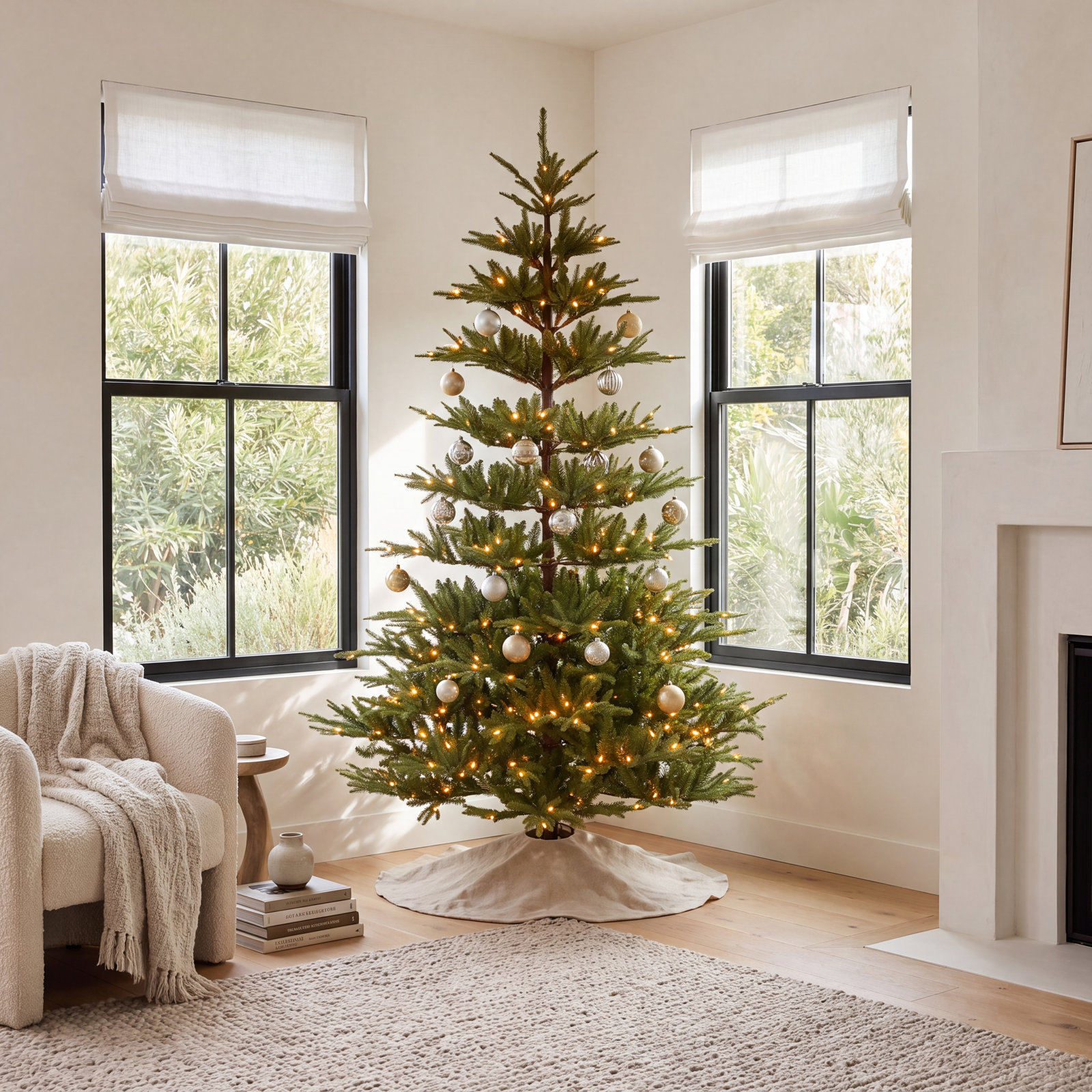 7.5' Pre-Lit Fir Tree