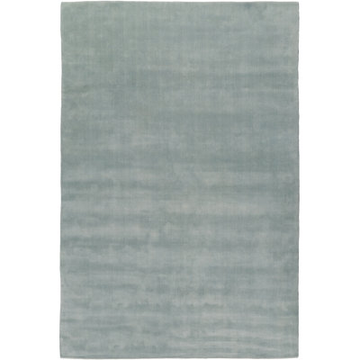 Farrow & Ball Plain Wool Lots Blue Area Rug