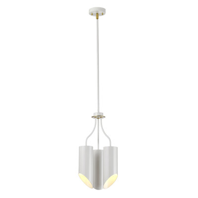 Demuth 3-Light Shaded Chandelier