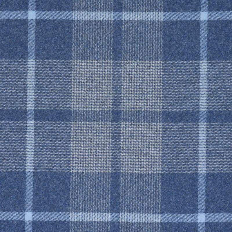 Montana Wool Plaid Fabric, Slate
