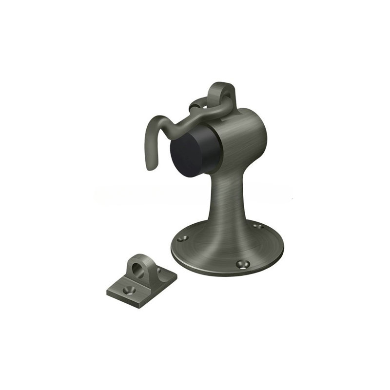 Door Stop, Antique Nickel