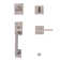 Exterior Portion Handleset Deadbolt