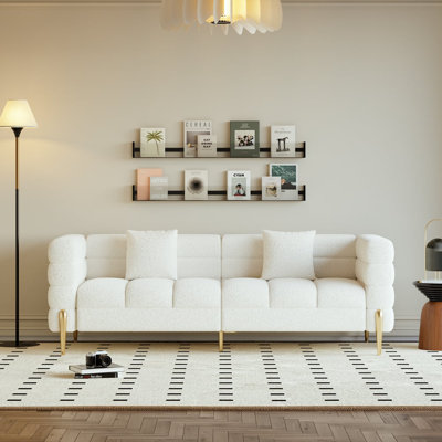 200.9Cm Square Arms Sofa