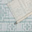 Cirus Hand Knotted Geometric Blue/ Ivory Area Rug (6''X9'')-1522370516-1508583973