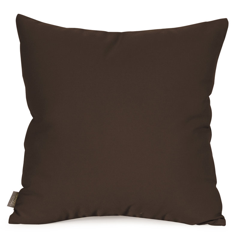 Housse de coussin décoratif 16 po, Brun