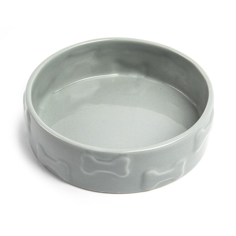 Parton Pet Bowl (Set of 2) Tucker Murphy Pet Color: Gray, Capacity: Small (2 Cups / 16 Fluid oz)