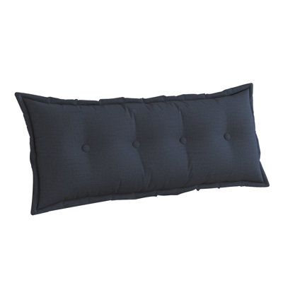 Sit-up Back Comfort Button Tufted Decorative Headboard Back Support Throw Pillow, Accent Body Pillow for Side Sleepers Compression