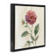 «Pink Traditional Dahlia Bulb», art mural encadré sur toile flottante