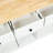 5-Wheeled Kitchen Cart With Storage And Modern Design Island Removable Shelves, Drop & 3 Drawers, White-357771956
