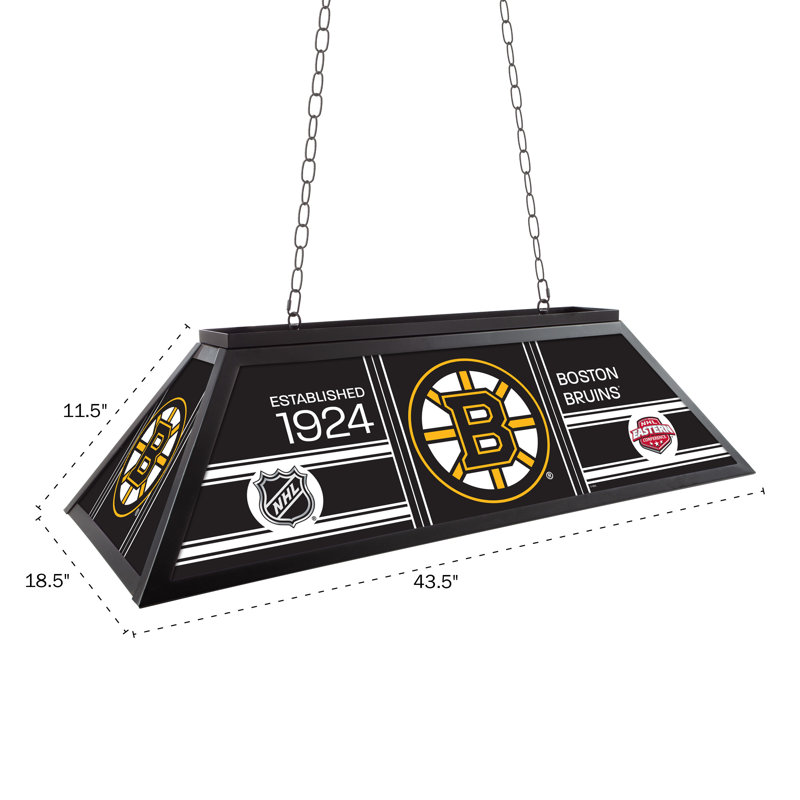 Boston Bruins Patch  44-Inch Pool Table Light