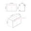 Meuble-lavabo simple l 36 po x P 18,1 po x H 32,2 po Fidelina-684501919