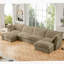 Canapé modulaire confortable en forme de U avec plusieurs coussins et configurations polyvalentes pour les espaces de vie-646203085