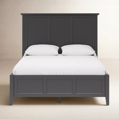 Renee Solid Wood Standard Bed with Panel Headboard