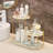 Gold Storage Rack, Bathroom Table Shelf, Perfume Tray, Beautiful Appearance, Super Capacity, Complete Your Daily Storage