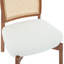Chaises d'appoint rembourrées en bois et rotin Mitchell