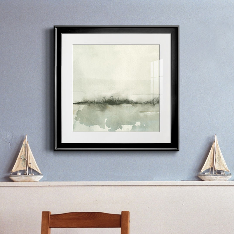 Toile encadrée de qualité supérieure Winter Reflections IV - prête à être accrochée, H 30,5 po x l 30,5 po x P 1,5 po, Blanc