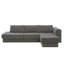 Canapé modulaire d'angle avec coussins double couche-2076200379