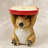 Capybara Stool with Apple Slice Top