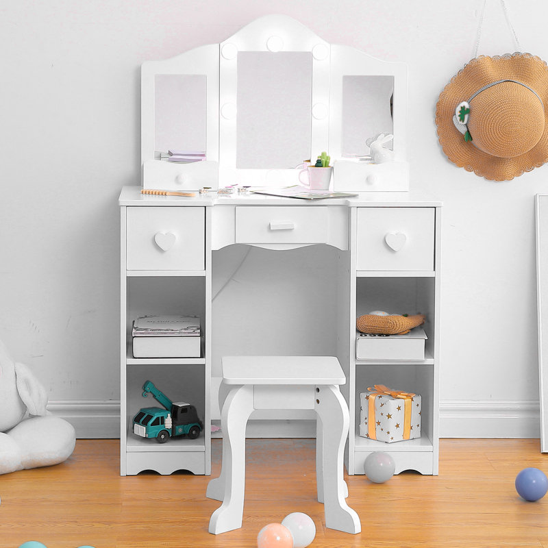 Coiffeuse Ilomae, Blanc