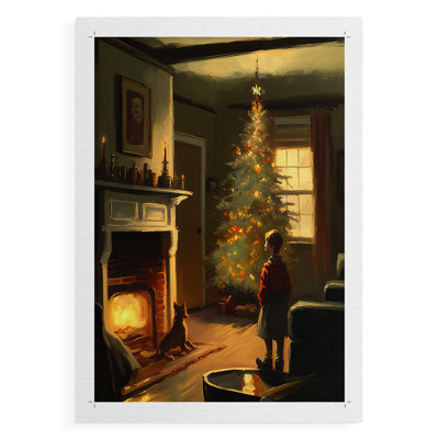 Fêtes de Noël, art DCXII - impression sur toile seulement - non encadrée