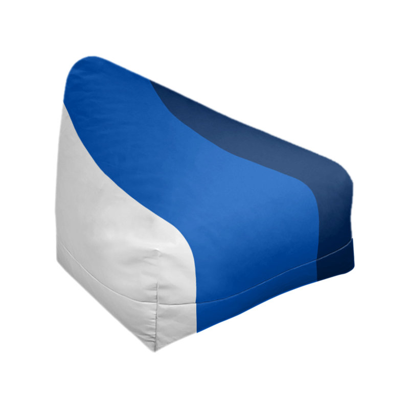 Fauteuil à billes Washington, 27 po x 27 po x 30 po, Blanc / bleu royal / bleu marine
