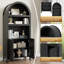 Vitrine arquée 70,9 "de haut-2072802872