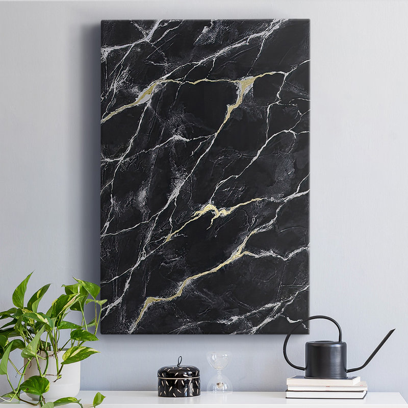 " Black Marble II ", 36" H x 24" W