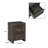 Bateson Modern 2 Drawer Nightstand Side Table-292143235