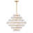 Rene 16-Light 29.5" Multi-Tier Chandelier w/ Textured Glass Discs