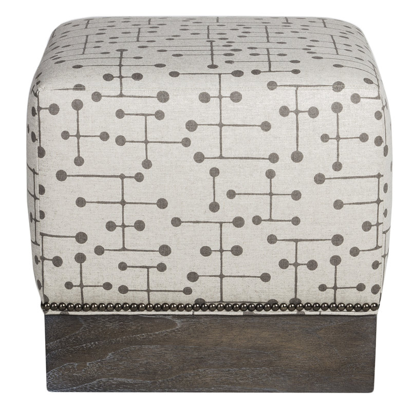 Mulligan By Michael Weiss Square Ottoman, Worthy Snow, Havana, Yes