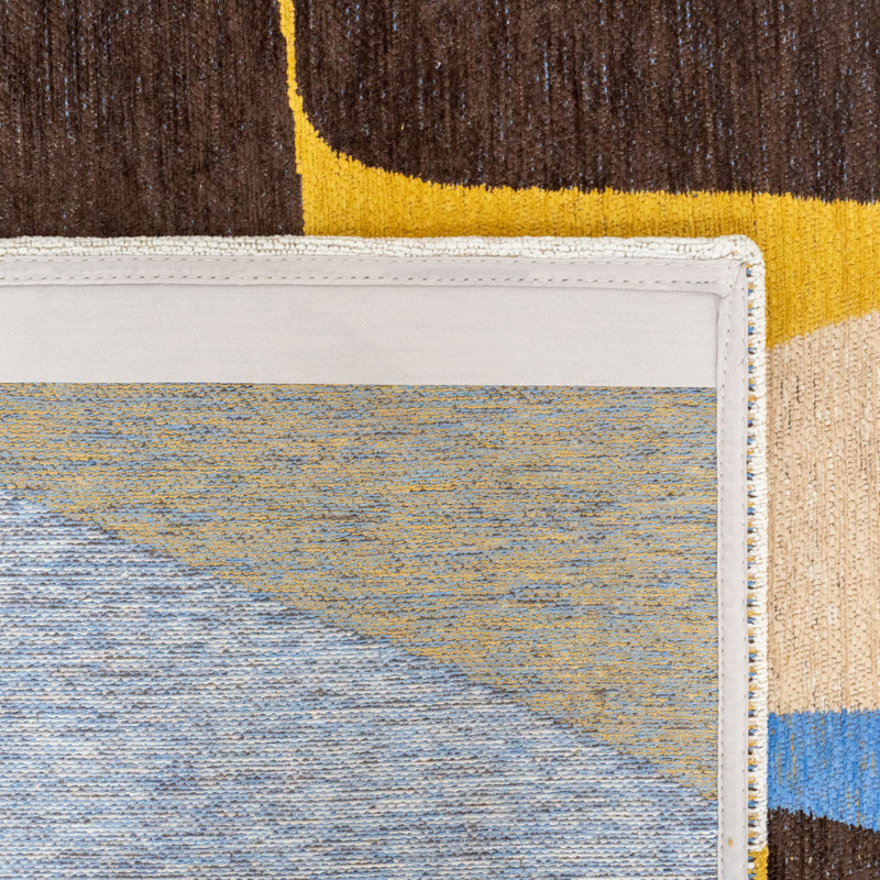 Gallery Stones Sunny Blue Recycled P.E.T Area Rug, Rectangle 200 x 280 cm