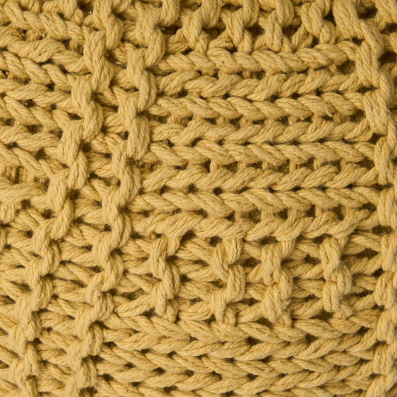 Repose-pieds Hazel, Yellow Cotton
