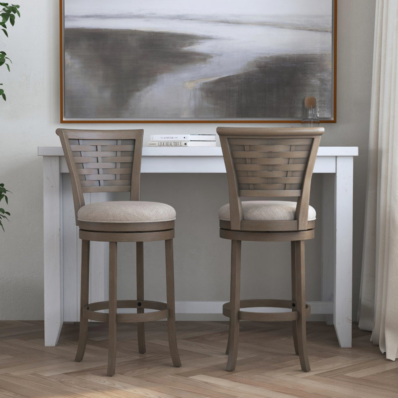 Tabouret de bar et de comptoir pivotant Lantz, Tabouret de bar (assise de 30 po de hauteur)