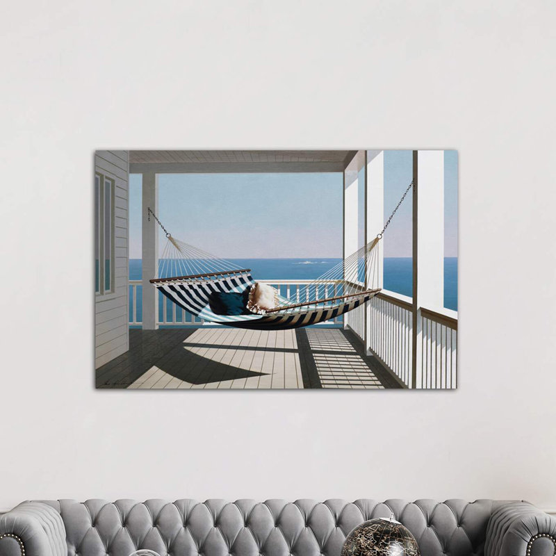 Hammock & Pillows by Zhen-Huan Lu - Wrapped Canvas Print, 152.5 cm H x 101.5 cm W