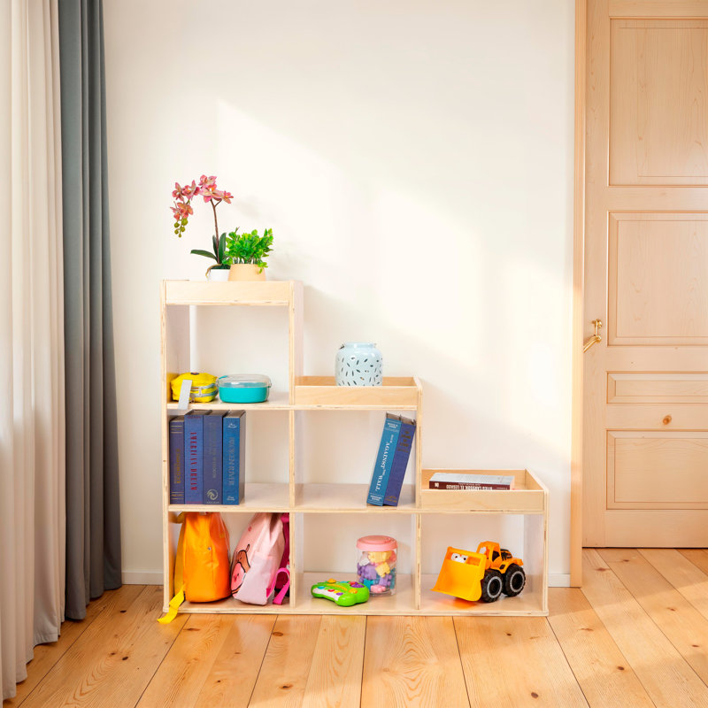 Armoire de rangement à cubes 3-2-1 avec 6 compartiments