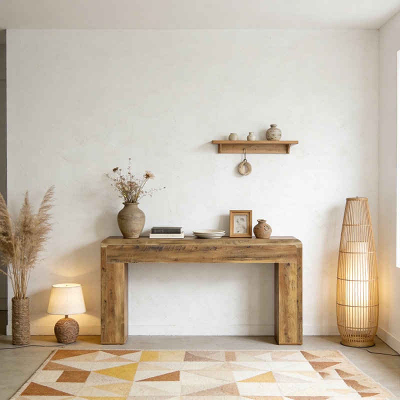 Console de vestibule en bois