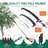 24FT Manual Pole Saw Tree Trimmers Long Handle Pruner Set-112401259