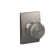 F Series Bowery Privacy Knobset with Century Rosette