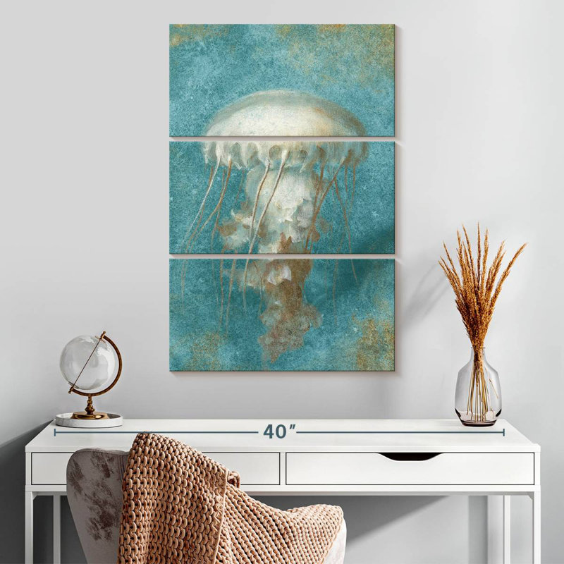 Brampt des trésors de la mer - aqua III, H 32 po x l 20 po