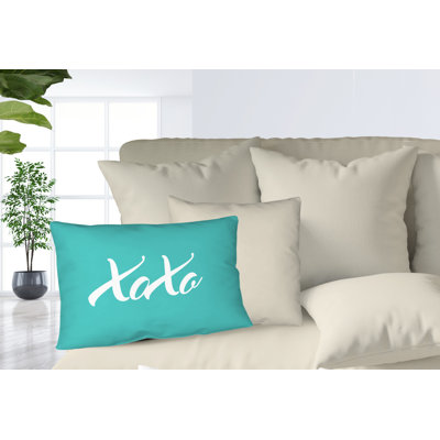 Housse et insert de coussin rectangulaire Asox Xoxo